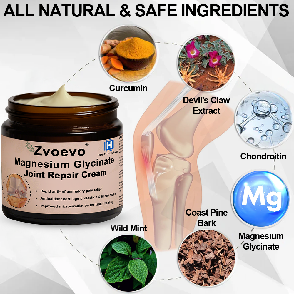 ✅ MHRA Approved: Zvoevo® Magnesium Pain Relief Cream (Fast, Targeted Relief for Arthritis, Nerve Pain, Muscle Spasms, Rheumatism & Sports Injuries)
