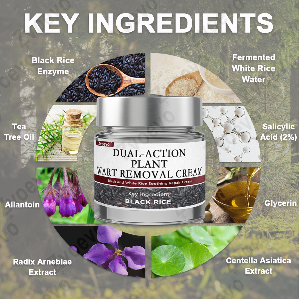 🌟Official Store: Zvoevo® Black Rice Skin Repair Essence Cream 👨‍⚕️ MHRA Certified (Eliminates warts and skin tags, relieves psoriasis, improves keratin build-up and follicular keratinization, fades pigmentation, age spots & sun spots)