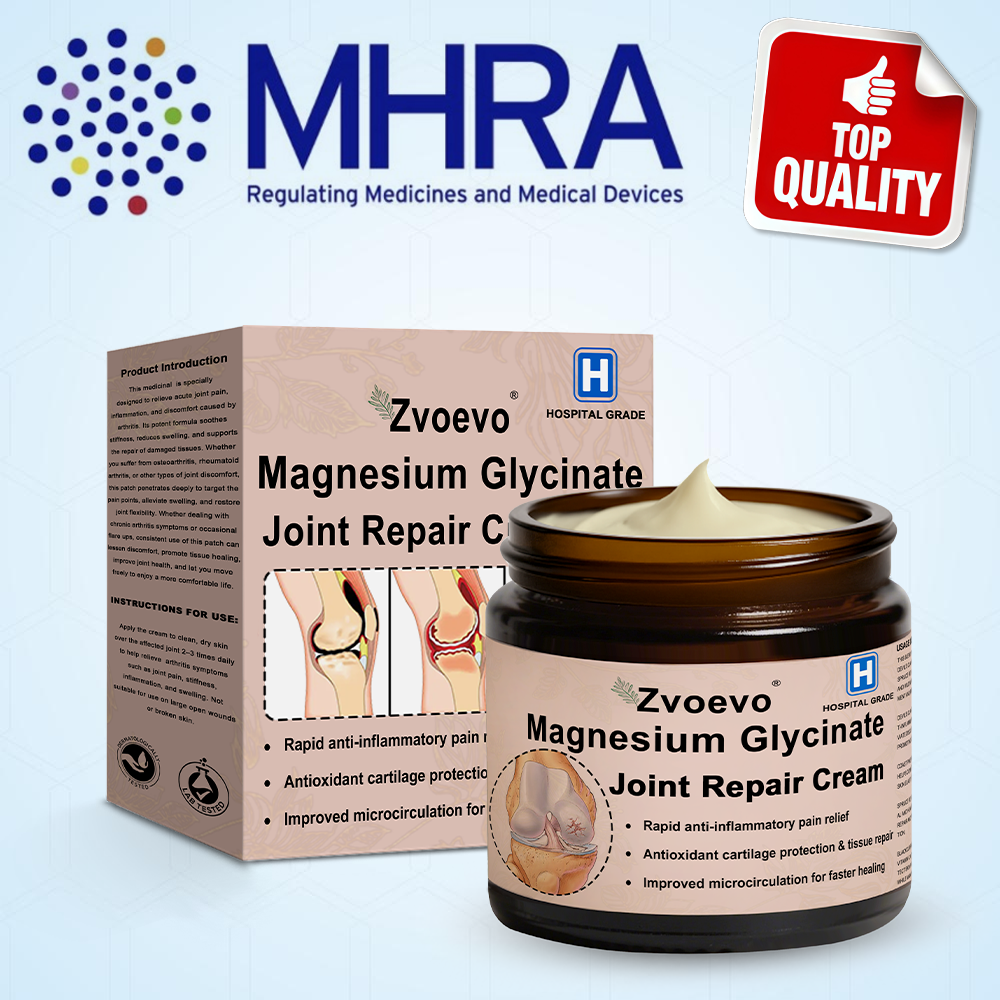 ✅ MHRA Approved: Zvoevo® Magnesium Pain Relief Cream  (Fast, Targeted Relief for Arthritis, Nerve Pain, Muscle Spasms, Rheumatism & Sports Injuries)