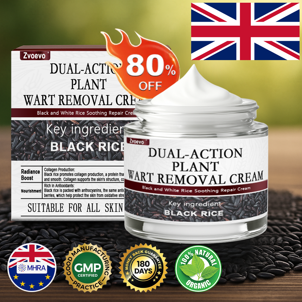 🌟Official Store: Zvoevo® Black Rice Skin Repair Essence Cream 👨‍⚕️ MHRA Certified (Eliminates warts and skin tags, relieves psoriasis, improves keratin build-up and follicular keratinization, fades pigmentation, age spots & sun spots)