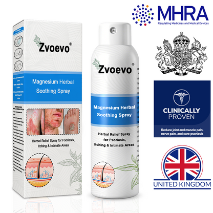✅ Official Store: Zvoevo® Magnesium Herbal Psoriasis Spray 👨‍⚕️ MHRA Approved (for the treatment of psoriasis and eczema, improvement of bacterial infections in the genital area, treatment of acne and warts)
